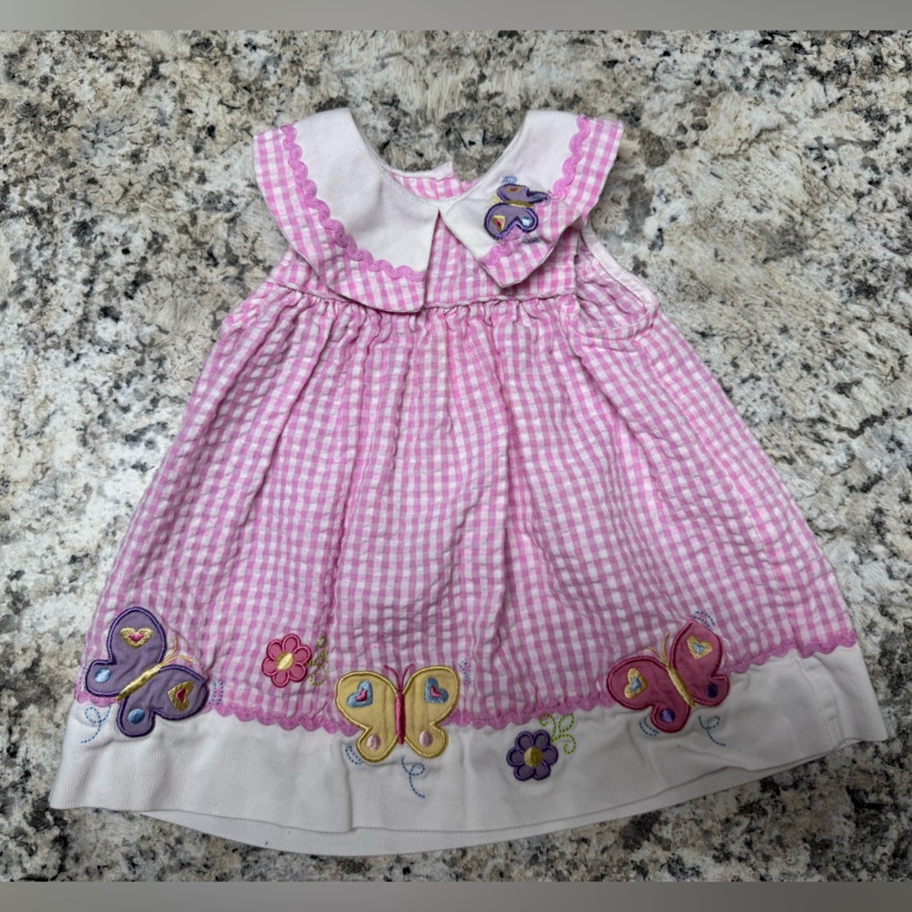 Starting out - Pink Butterfly Kids dress